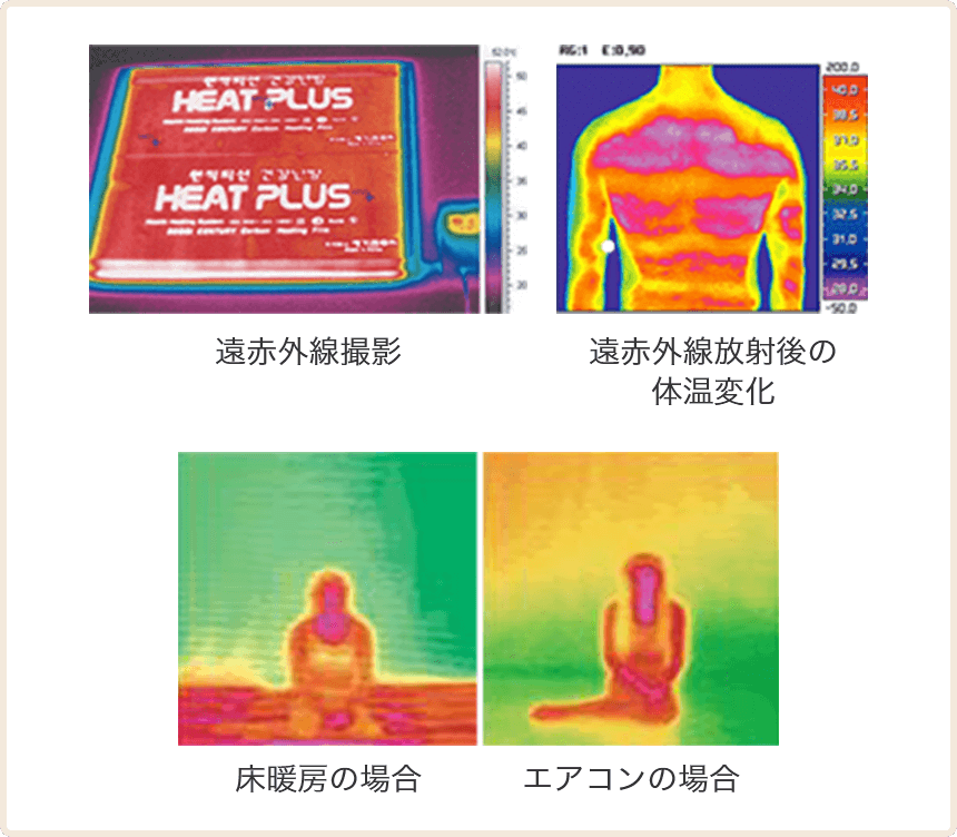 サーモグラフィの画像